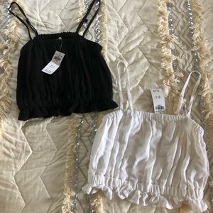 hollister cropped tank tops